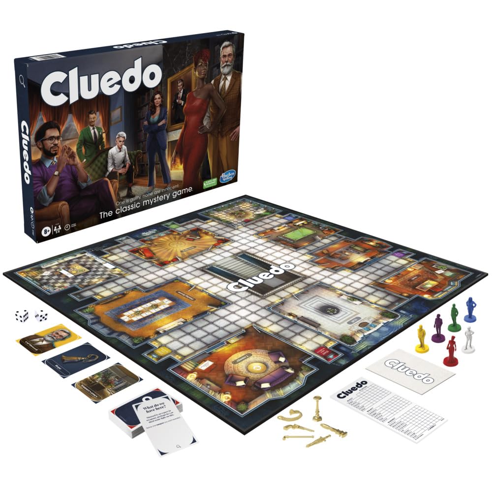 Cluedo Board Game, Reimagined Clue Game for 2-6 Players - Image 4